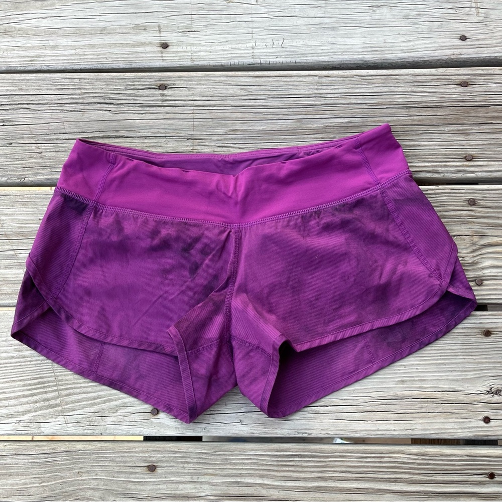 Women's Purple Athletic Shorts